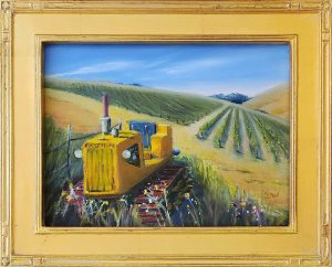 Retired Tractor by Douglas Woodman