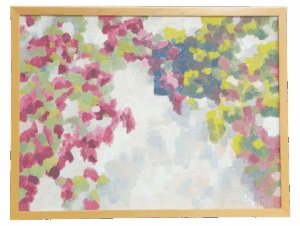 Adobe Wall With Grape Vine and Bougainvillea by Murray Wagnon, $1,350.00