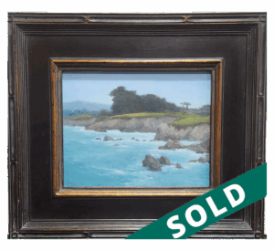 Rocky Coast Near Lovers' Point by Janet Duran, $400.00