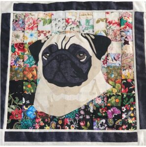 Ferguson, Ann - Quilted Pug Collage