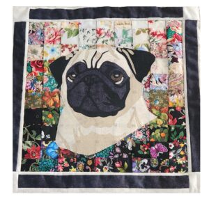 Ferguson, Ann - Quilted Pug Collage (1)