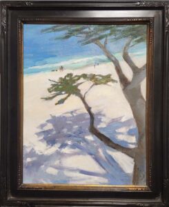 Carmel Beach Shadows by Kati D'Amore, $550.00