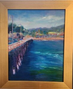 Day on the Wharf by Sue Holmes, $650.00