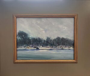 Elkhorn Slough Harbor by Al Shamble, $395.00