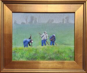 Foggy Day North Salinas by Barbara West, $950.00