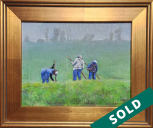 Foggy Day North Salinas by Barbara West, $950.00