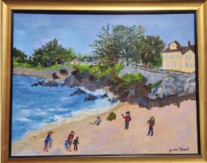 Hanging Out at Lovers Point by Jackie C. Bleisch, $300.00