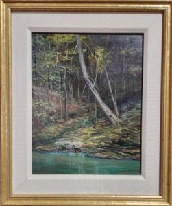 Otter Pond III by Usana Weaver, $1,050.00