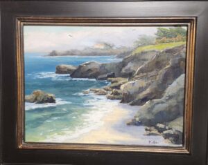 Rim of Light, Pacific Grove by Denise Ballou, $650.00