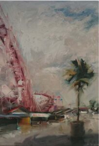 Winter Free Fall by Christine Crozier, $2,400.00