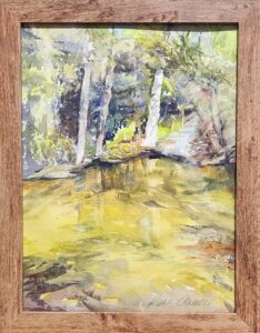 Winter Reflections at Garland Park by Karen Arendt, $244.00
